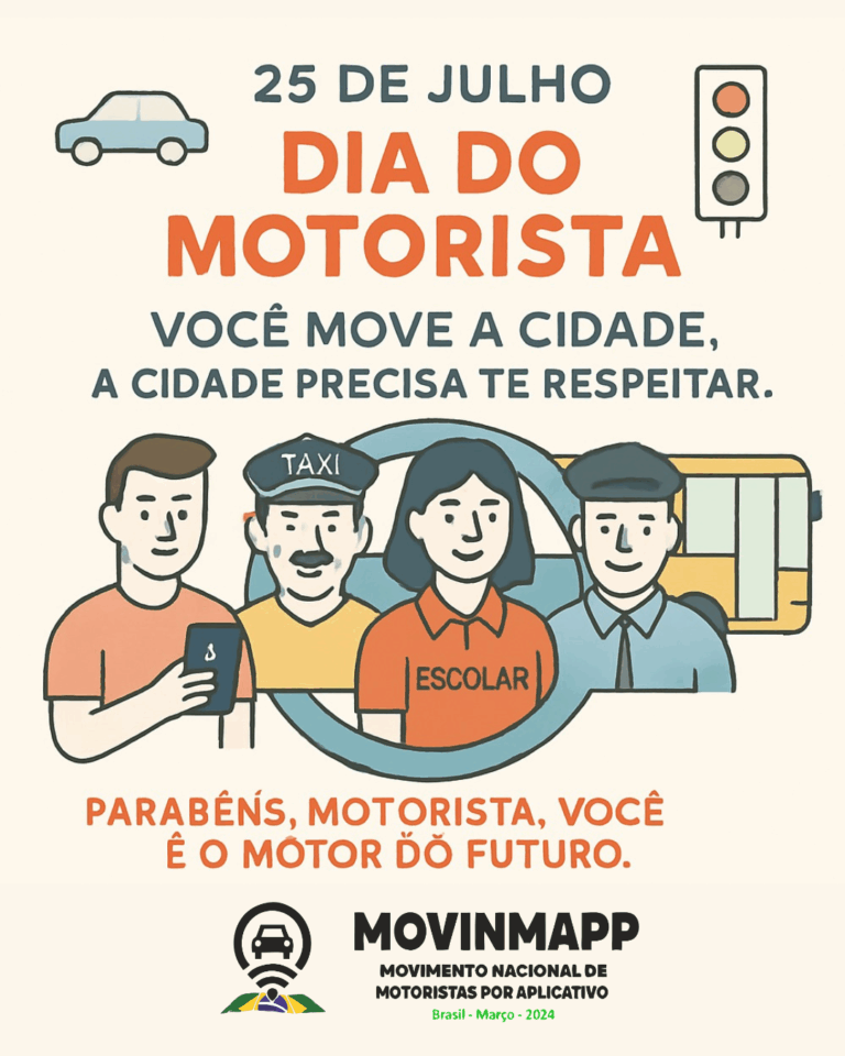 25 de Julho – Dia do Motorista: Quem Move a Cidade Merece Respeito