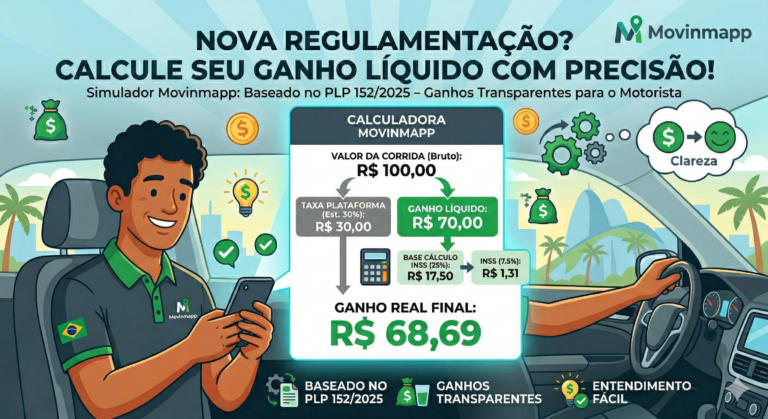 🧮 Novo Lançamento: Simulador de INSS Movinmapp – Entenda o Impacto da Regulamentação no Seu Bolso